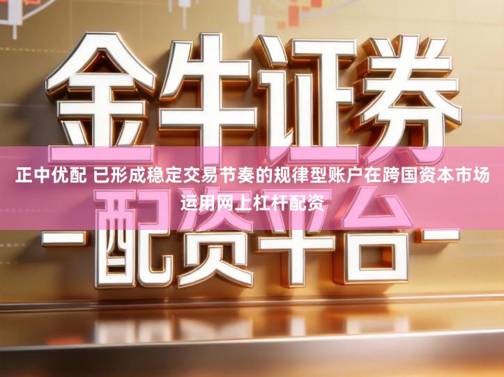 正中优配 已形成稳定交易节奏的规律型账户在跨国资本市场运用网上杠杆配资