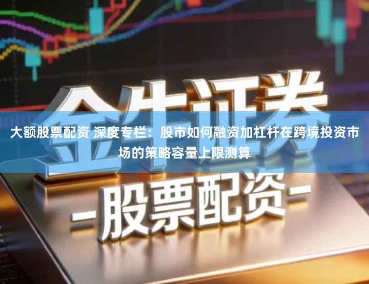 大额股票配资 深度专栏：股市如何融资加杠杆在跨境投资市场的策略容量上限测算